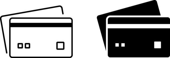 Credit card icon. Payment card. financial protection. during purchase representing secure transactions vector