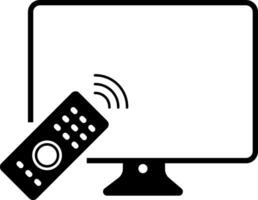 Television control by Remote icon. Multimedia sign. Consumer Electronics Icons. Home automation icons. technology concepts vector