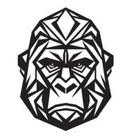 Gorilla Bohemian Pattern vector