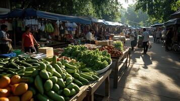 A fruit and vegetable market photo