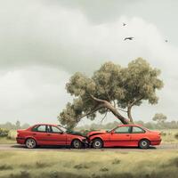 A tree in the background photo