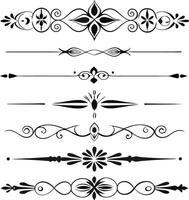 Ornate Border Design with Snowflake Motifs vector