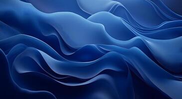 Abstract blue liquid forms flowing dynamically create a modern, soothing, and visually striking background photo