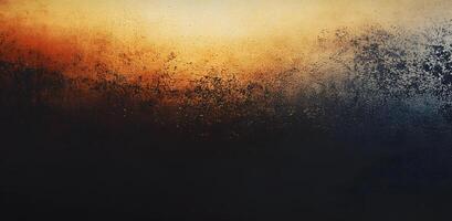 Abstract bronze texture transitions into a dark black background, presenting a captivating ombre effect photo