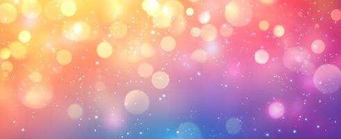 Bokeh lights create a sparkling backdrop with radiant gradients and a dreamy, ethereal quality photo