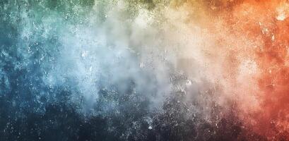 Grunge textured background featuring gradients of blue, white, and orange color creating a unique blend photo