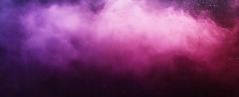 Magenta and white abstract smoke spreads beautifully against the dark violet background creating a textured scene photo
