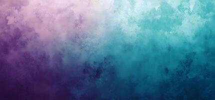 Purple and turquoise blend beautifully across this textured background with visible dark and light spots photo