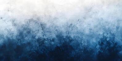 Soft abstract gradient transitions from white through light blue to deep navy, creating a tranquil vista photo