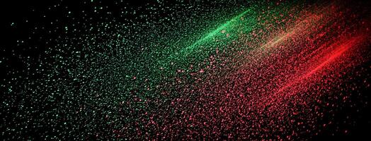 Spattered vibrant colors create a beautiful dynamic composition across the entire black background elegantly photo
