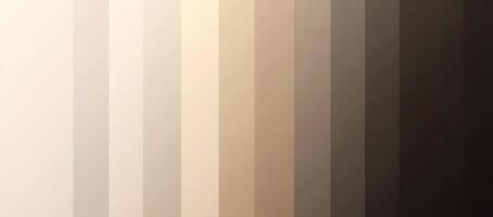 Ten vertical bars display a gradual color transition from ivory to intense dark brown photo