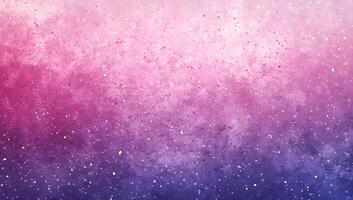 Textured pink and purple gradient creates a dynamic, dreamy, and cosmic background with small white sparkles photo