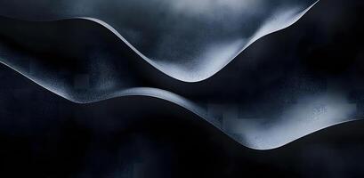 Wavy patterned surface in shades of deep blue is creating an abstract background photo