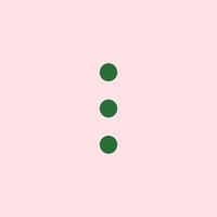 Letter I logo icon design template elements. Design element illustration complements banner design, brochures, pamphlets etc. Green dot design in flat style for various purposes. vector
