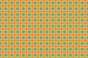 A colorful pattern with orange and green colors vector