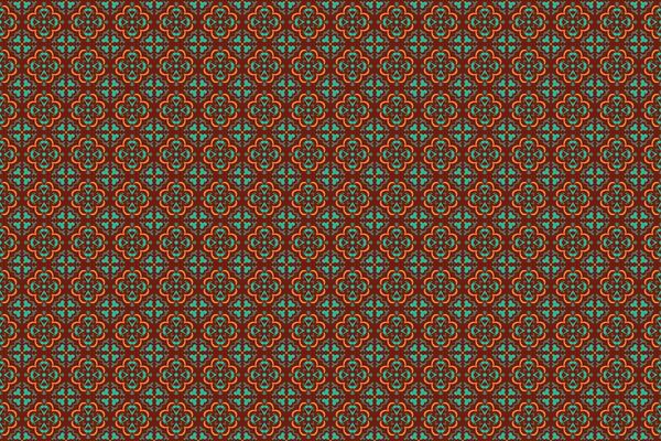 A red and green patterned background