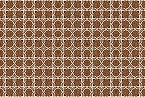A brown and white pattern with squares vector