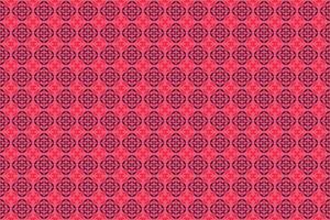 A red and black pattern with a circular design vector