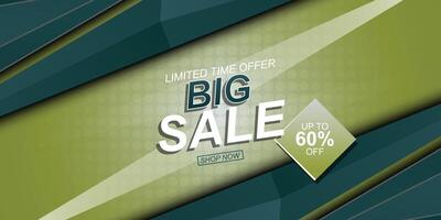 Sale banner background with shape. Abstract colorful flat background. vector