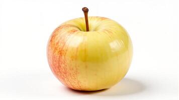 Fresh Honeycrisp Apple On White Background photo