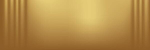 Gold abstract blurred gradient background, curtain pattern, eps10 vector