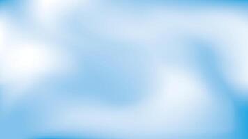 Beautiful clouds, abstract white and blue color gradient background, eps 10 vector