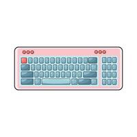A Computer Keyboard illustration vector