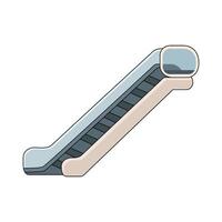 illustration of escalator vector