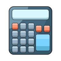 illustration of calculator device vector