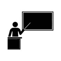 Writing on the Blackboard. vector