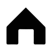 Home Button Illustration For App And Web. vector