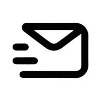 Mailbox Illustration Icon. Envelope Symbol. vector