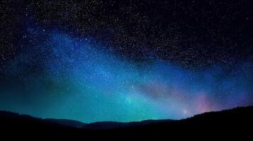 the night sky becomes a canvas for imagination igniting dreams of a connected future photo