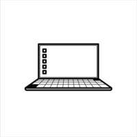 work computer icon vector