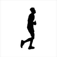 man is exercising vector