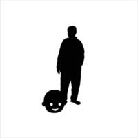 this clown is resting and taking off its mask vector