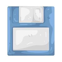 Illustration of a floppy disk vector