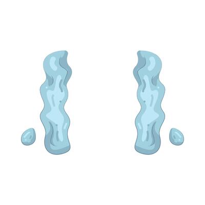 Illustration of tear drop