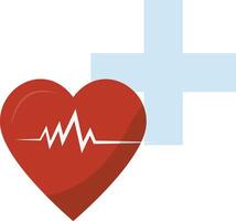 Blood Donation Icon with Flat Design, Isolated on White Background vector