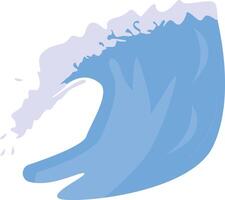 Sea Waves Icon with Abstract Design vector