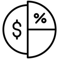 Pie Chart icon vector