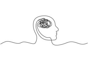 Worried Person Problems Failure Grief Drawing vector