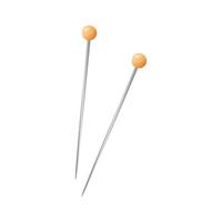 Needles for knitting with wool. Working tools for sew and needlework. vector