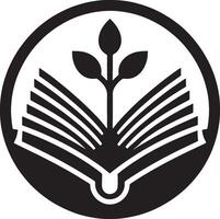 Logo for the book library of congress vector
