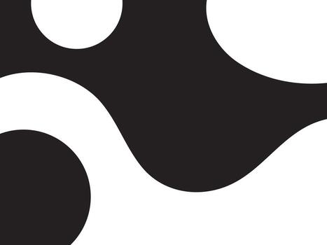 black and white color in abstract curve backgrond vector