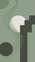 unique and modern background with green color vector