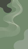 abstract fluid wireframe background with green color vector