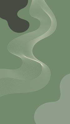 abstract fluid wireframe background with green color