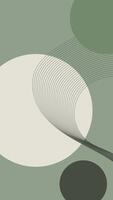 abstract circle shape and vertical background vector