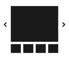 Slider Image for Website. Stock Illustration vector